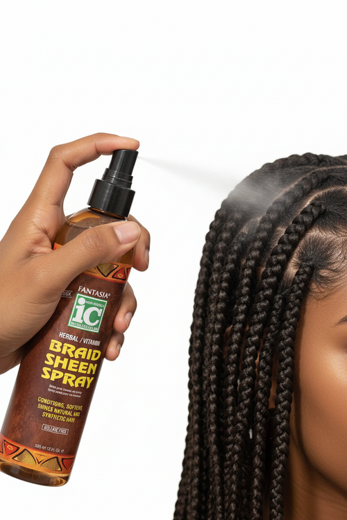 Braid sheen spray