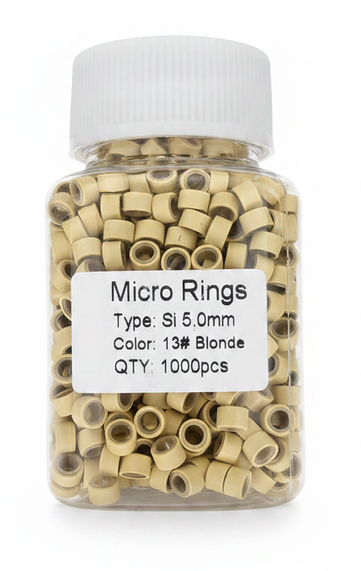 1000,silicone lined micro beads,for micro tip hair extension