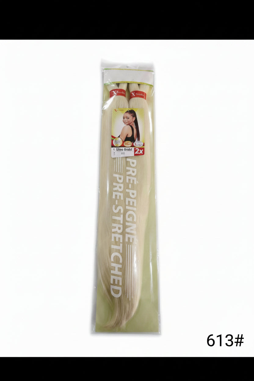 2X Pre stretched braiding hair 46 INCH