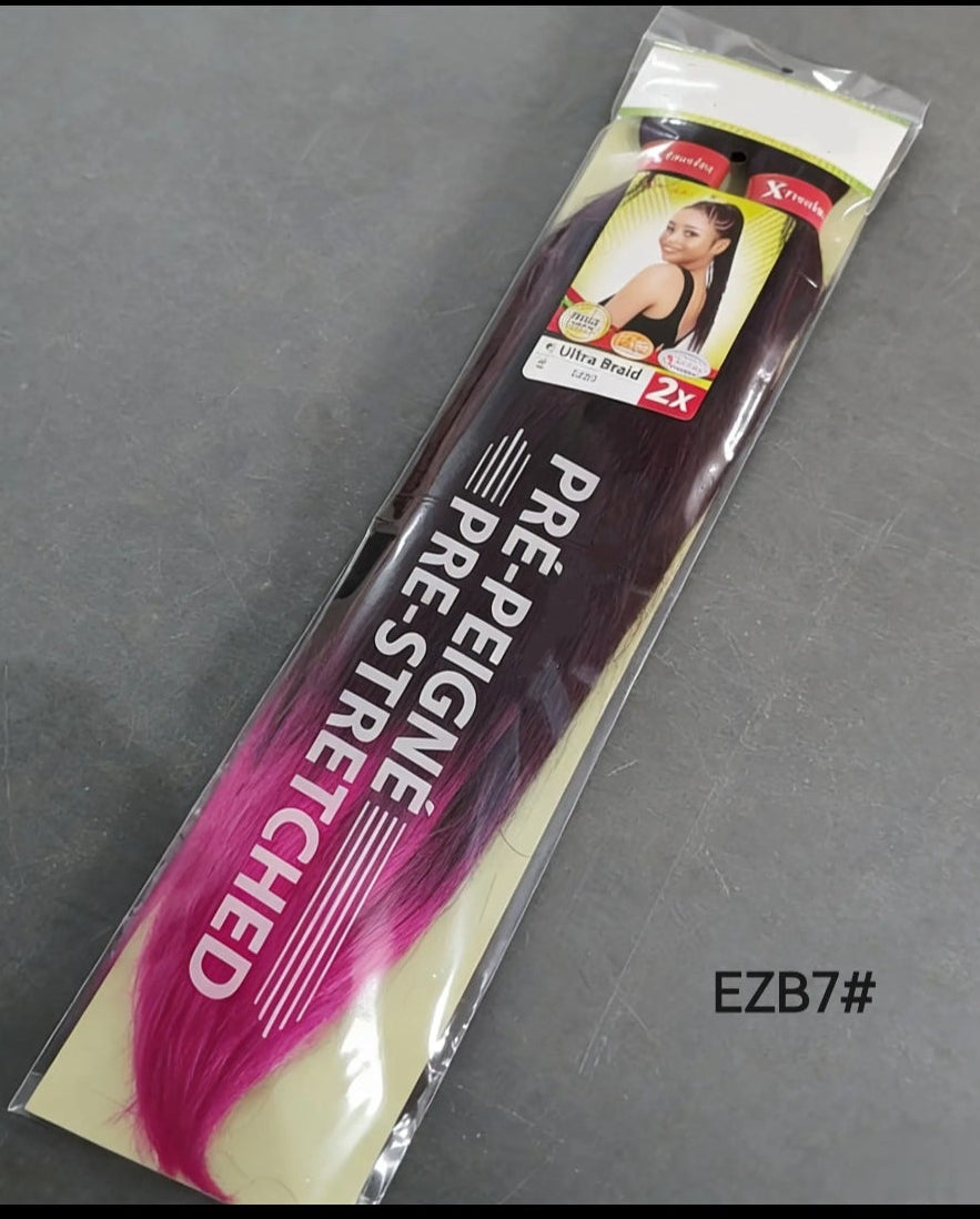 2X Pre stretched braiding hair 46 INCH
