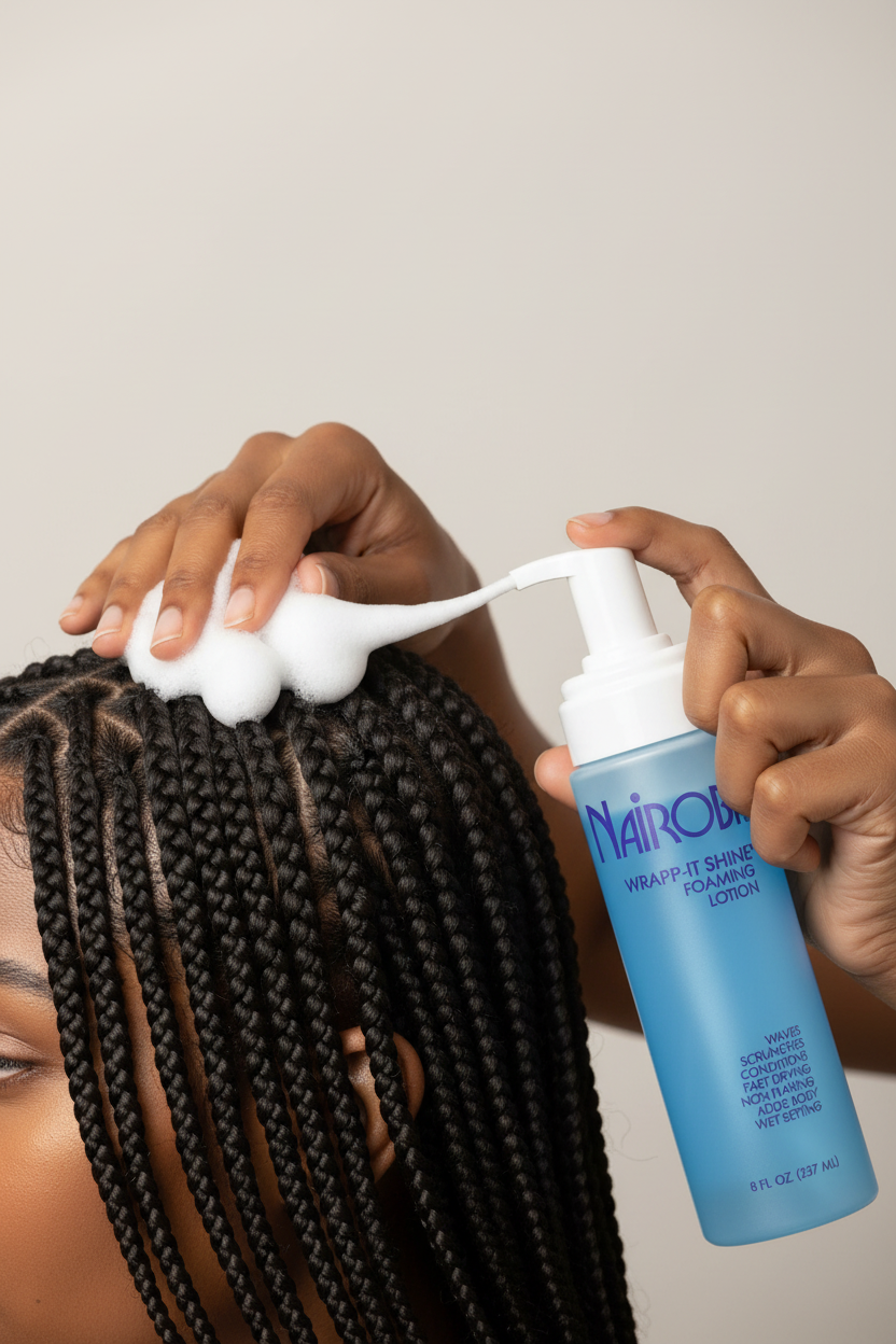 Foaming lotion