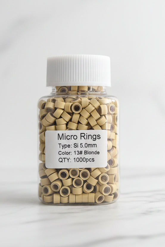 1000,silicone lined micro beads,for micro tip hair extension